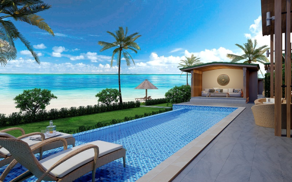 hồ bơi dự án Movenpick Cam Ranh Resort hồ bơi dự án Movenpick Cam Ranh Resort